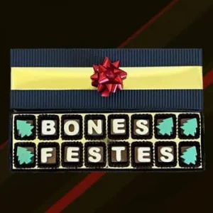 Caja de regalos en catalan