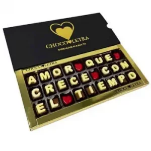 Mensajes en chocolate