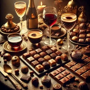 Cómo disfrutar el maridaje perfecto de bombones de chocolate y bebidas.