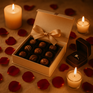 Bombones para regalar en una pedida de mano