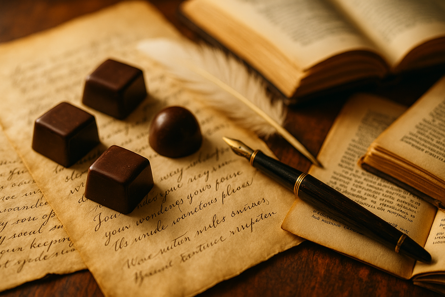 Frases poéticas para regalar con chocolate