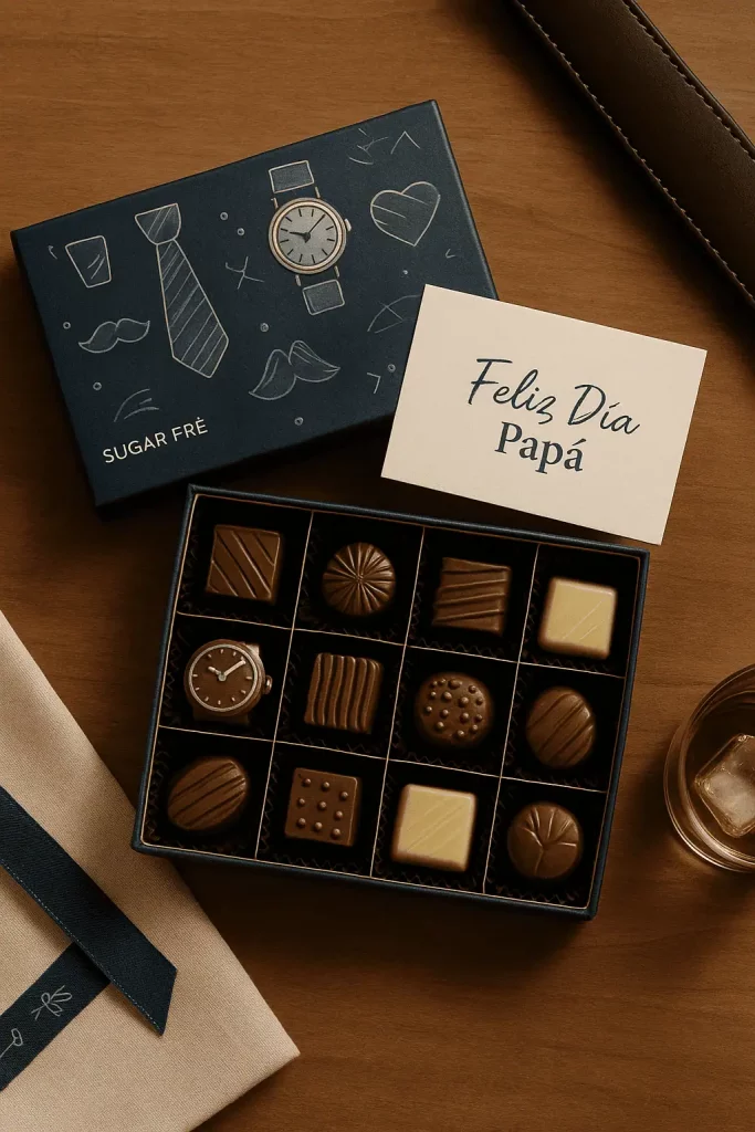 Bombones sin azúcar para el Día del Padre