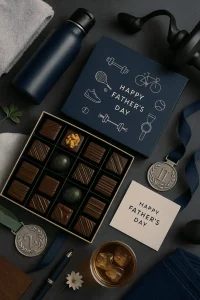 Regalos con bombones para padres deportistas