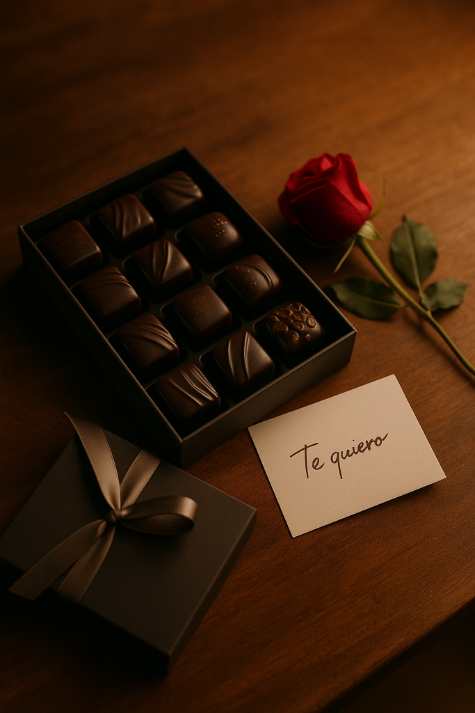 Cómo decir “te quiero” con chocolate y pocas palabras
