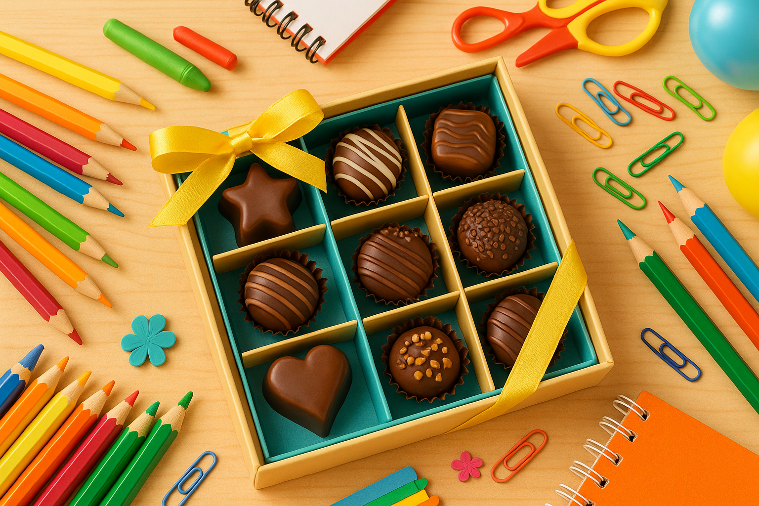 Bombones para el regreso a clases