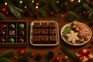 Comparativa: bombones, brownies o galletas navideñas