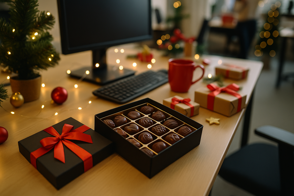 Comprar bombones para el amigo invisible en oficinas