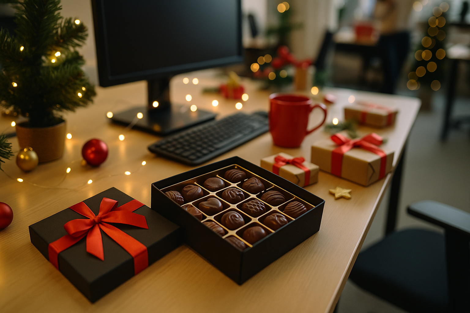 Comprar bombones para el amigo invisible en oficinas