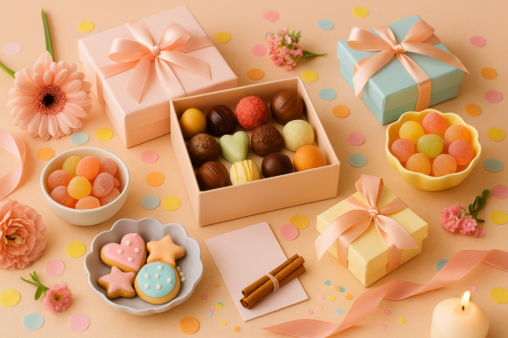 Comprar regalos para amigas especiales con dulces