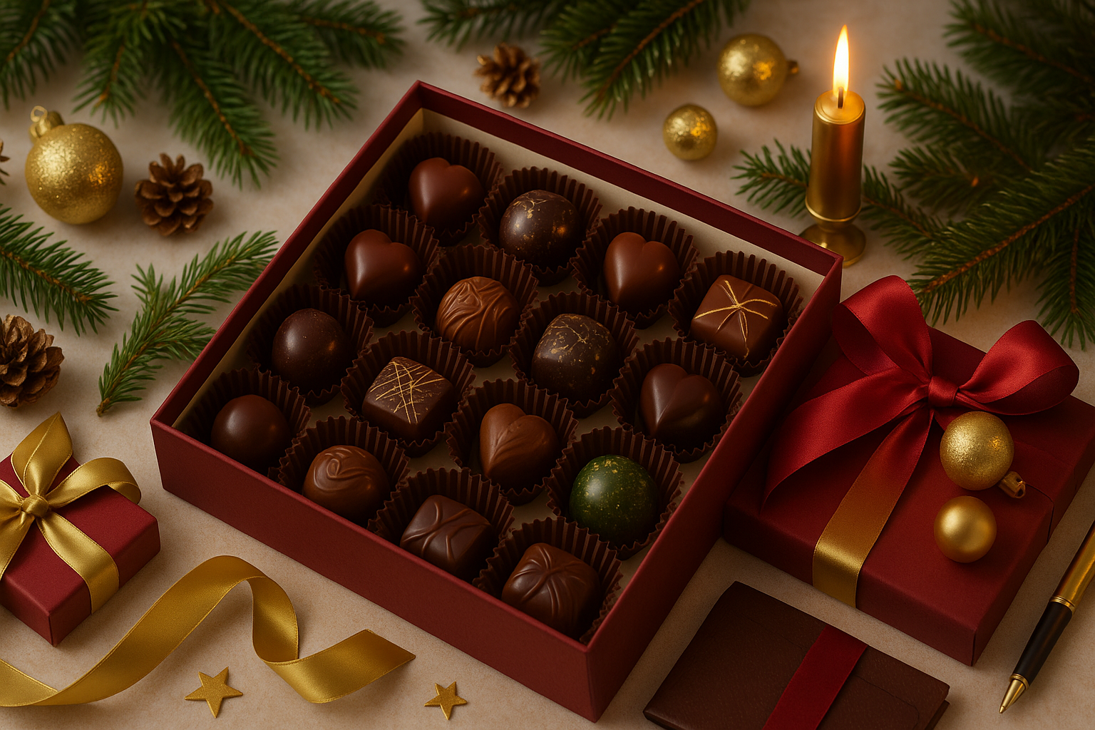 Detalles navideños personalizados para directivos