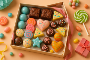 Ideas mixtas de dulces personalizados para regalar