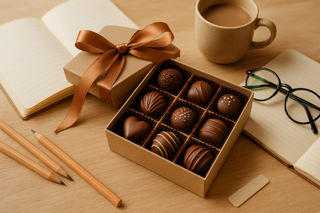 Regalos dulces para estudiantes en exámenes
