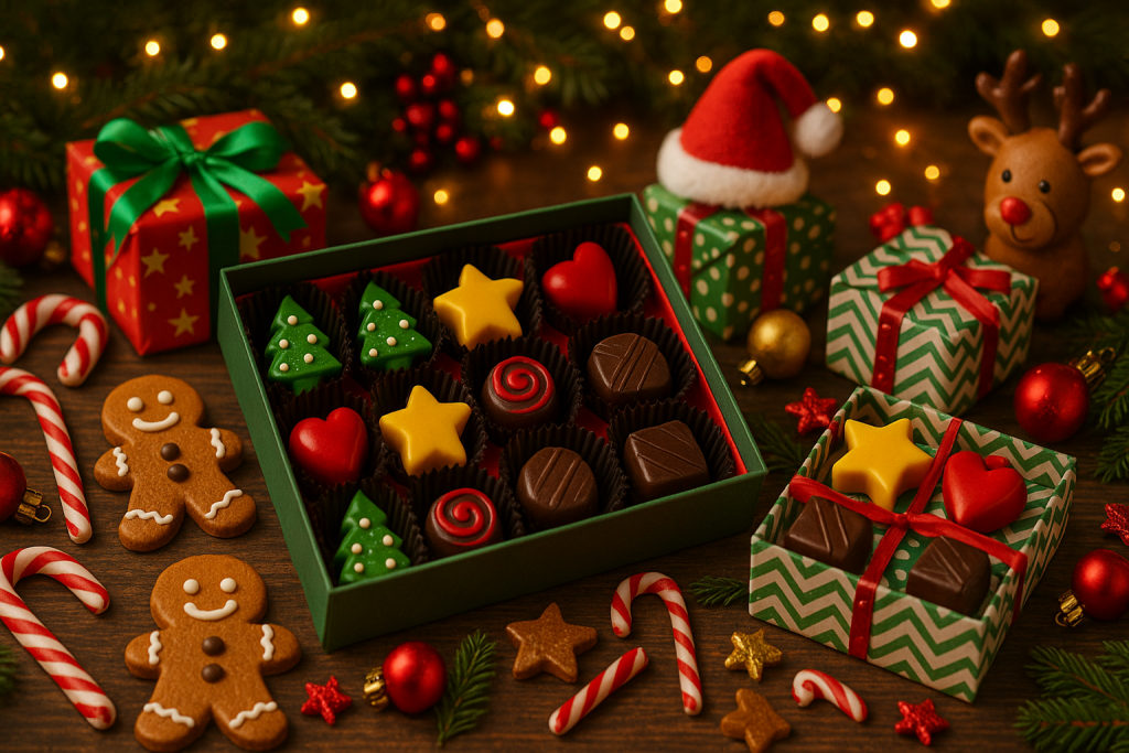 Bombones con frases divertidas para Navidad