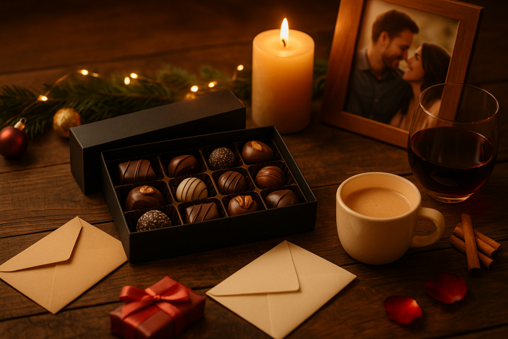Bombones personalizados con frases navideñas divertidas