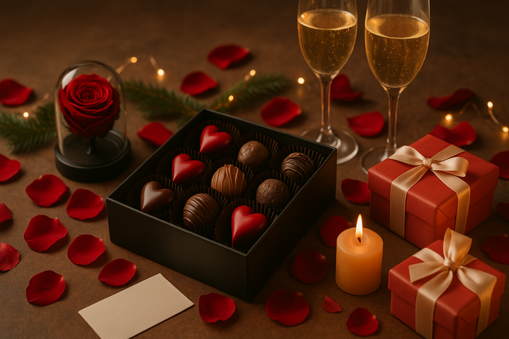 Cómo enviar bombones personalizados como regalo navideño