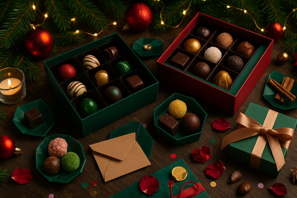 Cómo personalizar bombones para regalar en Navidad