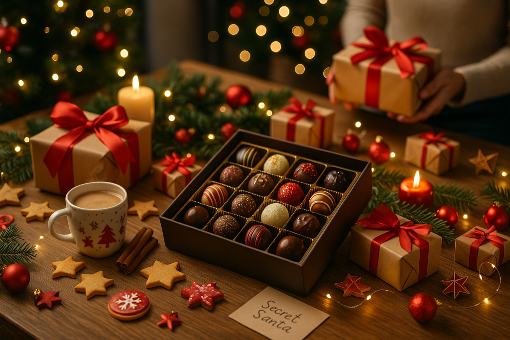 Ideas de regalos con chocolate para profesores en Navidad