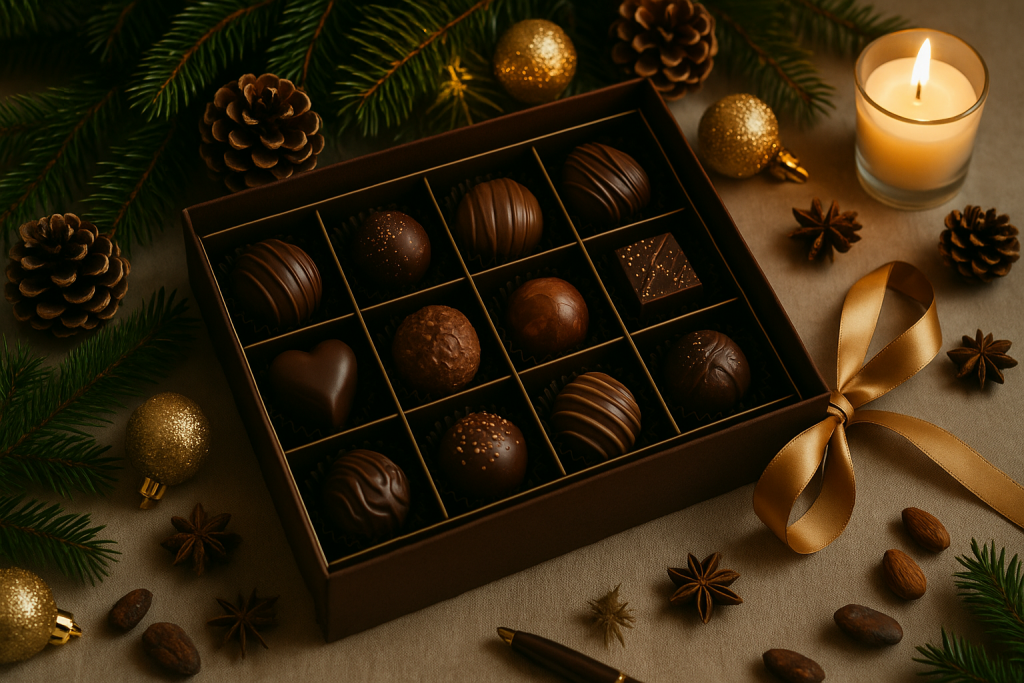 Los mejores detalles navideños con chocolate personalizado