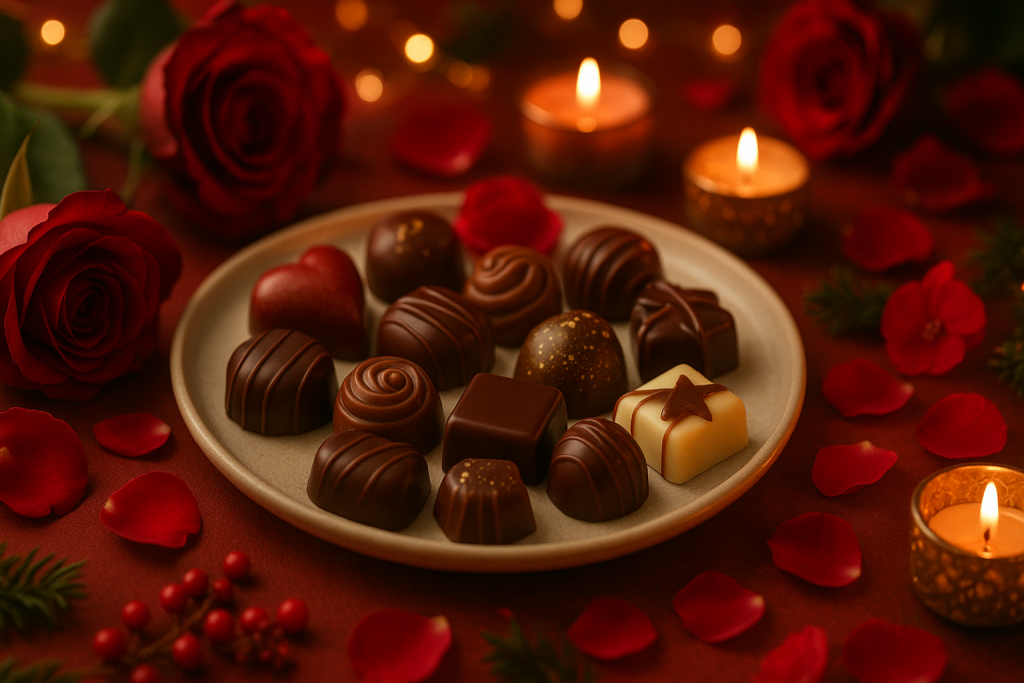 Comprar bombones navideños para clientes