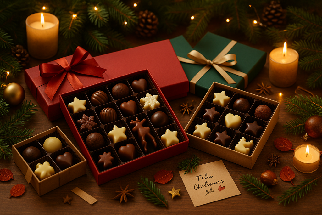 Regalos gourmet para Navidad con chocolate artesanal