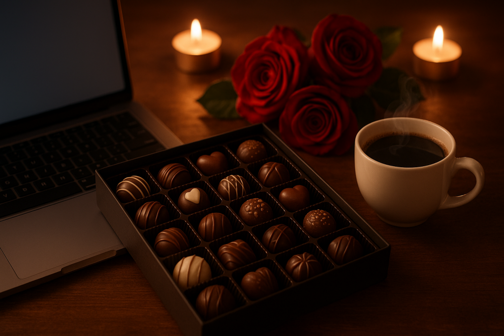 Bombones con frases sexys para San Valentín